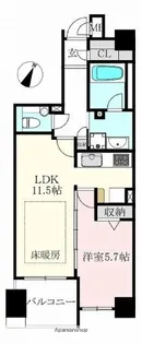 Dクラディア目黒本町【6階】の間取り