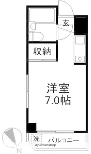 メゾンニッタ【203号室】の間取り