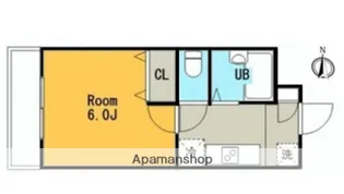 スカイコート馬込【4階】の間取り