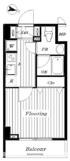AMAVEL 洗足【4階】の間取り