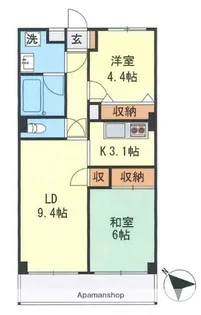 グレイス五反田【8階】の間取り