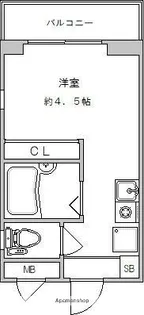 リエス武蔵小山【303号室】の間取り