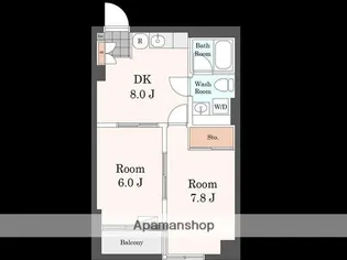 ノアール【207号室】の間取り