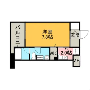 レジディアタワー中目黒【3階】の間取り