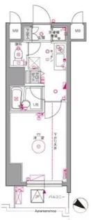 ル・リオン目黒Ⅱ【2階】の間取り