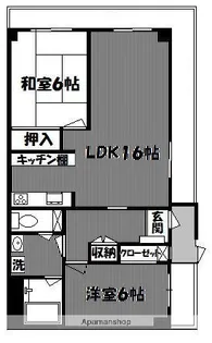 コート上池台【1階】の間取り