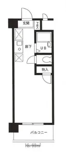 VILLA戸越【2階】の間取り