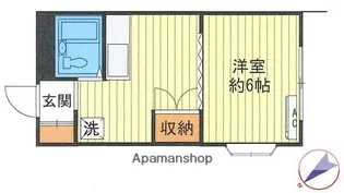メゾン阿貴【103号室】の間取り