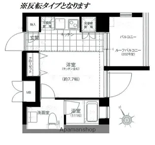 FORTIS池上【6階】の間取り