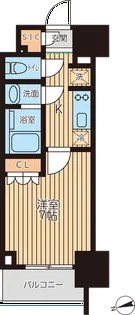 クロスレジデンス蒲田II【6階】の間取り