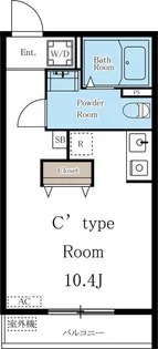 Mー1 TOKYO 鵜の木【1階】の間取り