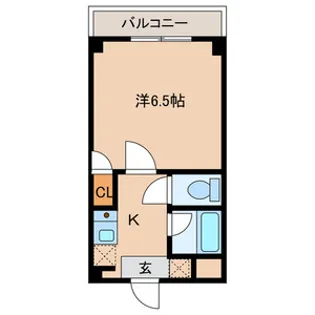 サンヴァレー南雪谷【201号室号室】の間取り