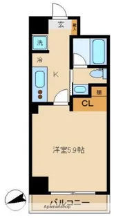 旗の台アパートメント【3階】の間取り