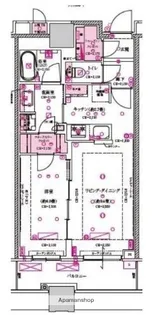 目黒第一マンションズ【12階】の間取り
