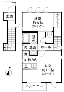 M・HIGASHIGAOKA【2階】の間取り