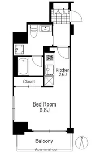 プライマル大井仙台坂【4階】の間取り