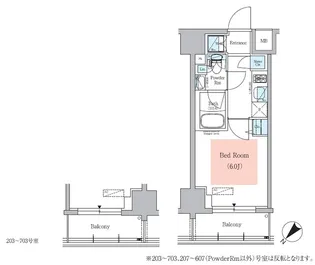 アーバネックス大井仙台坂【6階】の間取り