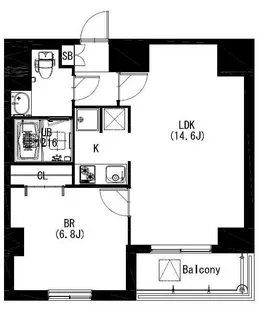 エスティメゾン戸越【7階】の間取り