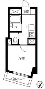 スカイコート目黒壱番館【5階】の間取り