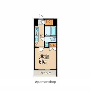 GRANPASEO目黒【6階】の間取り