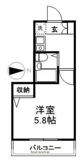セントラルパレス【2階】の間取り