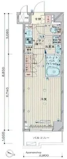 ルーブル下丸子伍番館【2階】の間取り