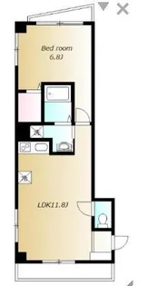 リリックス【201号室号室】の間取り