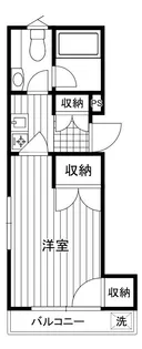 カオス目黒【4階】の間取り
