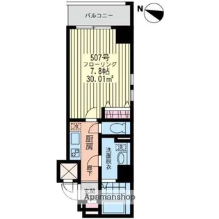 ル・ポエーム【5階】の間取り