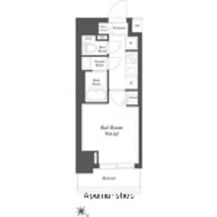 SS.FLAT北品川【5階】の間取り