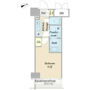RISINGPLACE大森【8階】の間取り