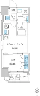 レジディア蒲田プレイス【7階】の間取り