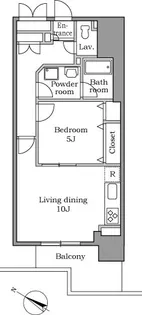 レジディア中延【2階】の間取り