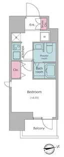 レジディア大森Ⅱ【7階】の間取り