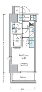 アーバネックス旗の台【6階】の間取り