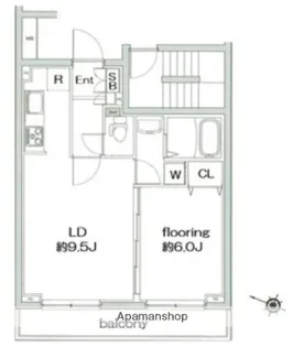 グランヴァン西馬込Ⅲ【5階】の間取り