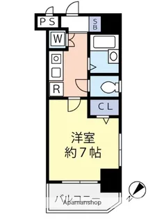 グランヴァン大井町【9階】の間取り