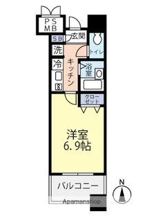 グランヴァン東品川【3階】の間取り