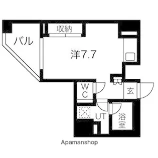 スパシエ蒲田グランドタワー【5階】の間取り
