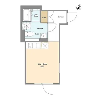 EXAM西小山【1階】の間取り