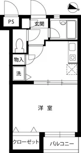 スカイコート五反田【205号室号室】の間取り