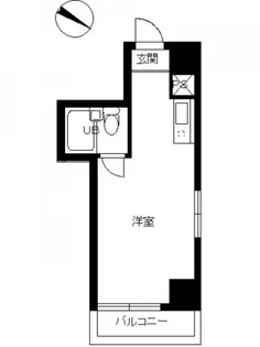 スカイコート中目黒【605号室号室】の間取り