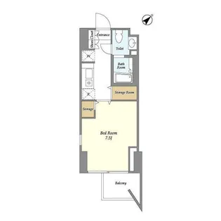 パークフラッツ祐天寺【3階】の間取り