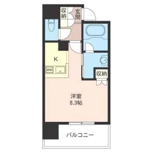 オーキッドレジデンス品川【4階】の間取り