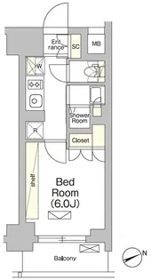 テラス大崎【2階】の間取り