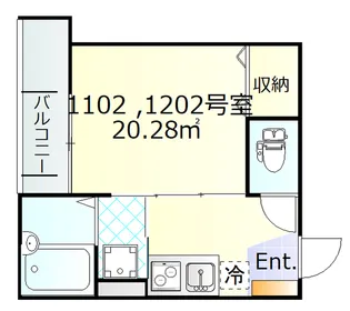フリージア西小山【1階】の間取り