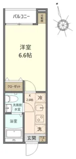 エクセラン仲六郷【2階】の間取り