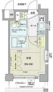 エステムプラザ品川アーバンヒルズ【11階】の間取り