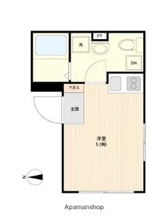 LIVEFLAT蒲田【102号室】の間取り