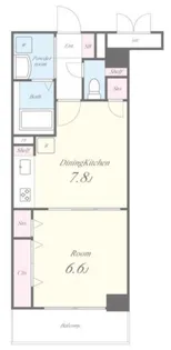 ル・クール碑文谷【2階】の間取り